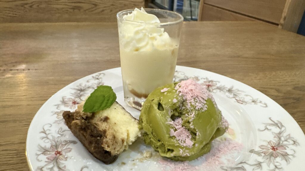 cafe すが商店のデザートプレート