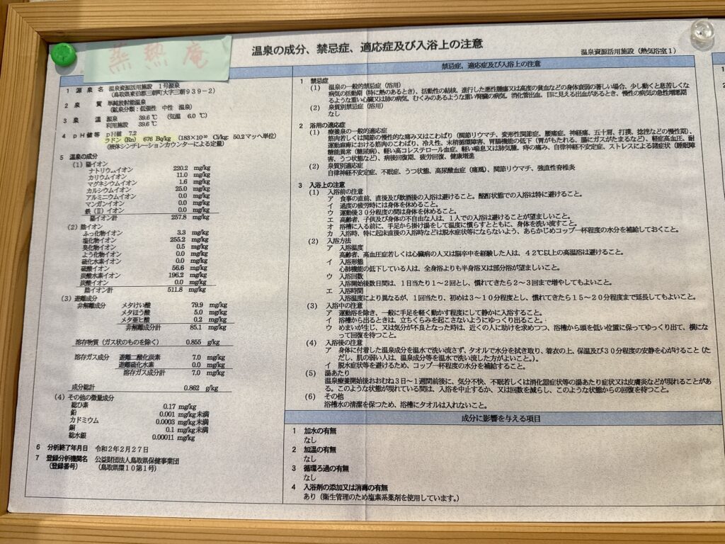 すーはー温泉 熱気浴室 蒸熱庵の入口