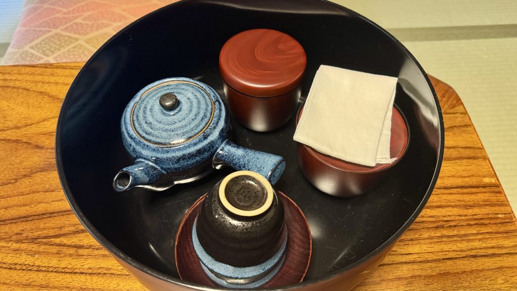 客室のお茶セット